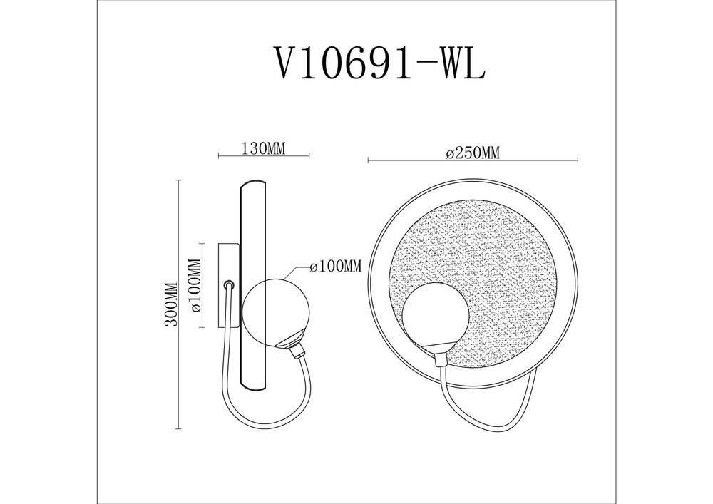 Светильник настенный Moderli V10691-WL Cosmi
