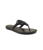 кожаное вьетнамки miller pave TORY BURCH - черный(145945)