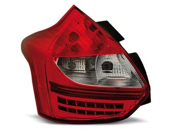 Задние фонари Ford Focus 3 red white led