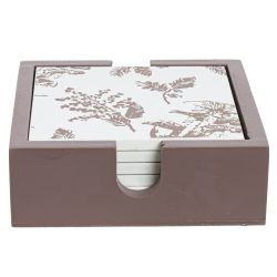 GAEM Набор из 6-ти подставок под кружку на подставке, L12 W12 H4 см