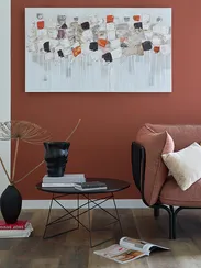 Панно декоративное fleur, 80х140 см, бежевое