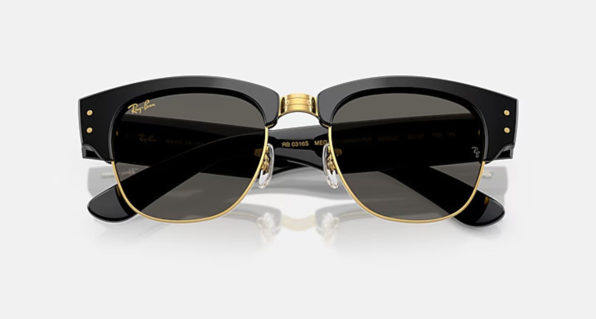 RAY-BAN MEGA CLUBMASTER BLACKED OUT COLLECTION RB0316S 6826J5
