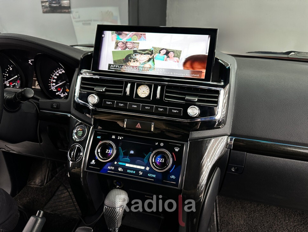 Цифровая панель климата Toyota Land Cruiser 200 2007-2015 - Radiola RDL-LC200 с экраном LCD/ЖК