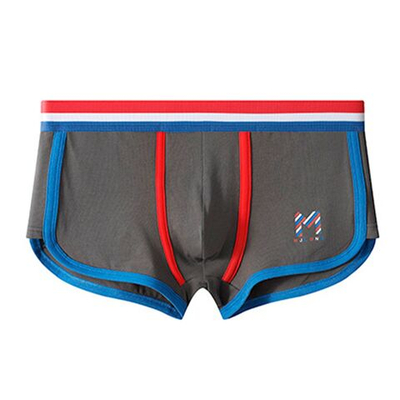 Набор из 3 мужских трусов-боксеров с контрастной отделкой (Размер: XXL) (Цвет: разноцветный)