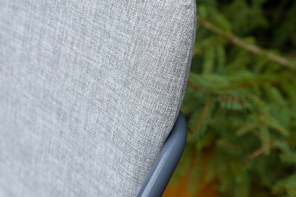 "Марокко" кофейный комплект из алюминия, цвет темно-серый