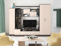 Стенка в гостиную Оскар-5, венге