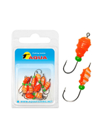 Мормышка фосфорная №07 P, 2 упк по 10 шт 0,14g