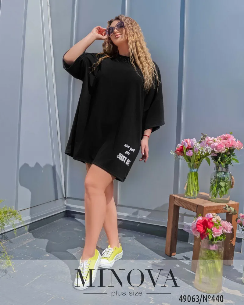 Футболка 440-черный Minova