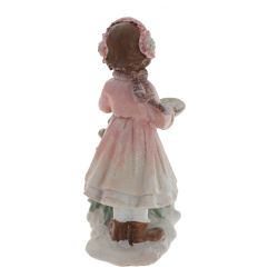 GAEM Фигурка декоративная "Девочка и елка", L9 W4 H11,5 см