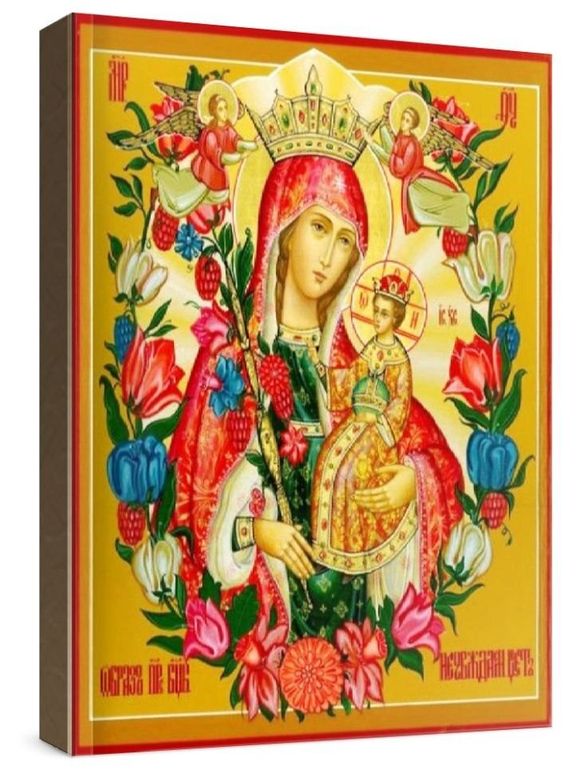 Неувядаемый Цвет (рукописная икона)