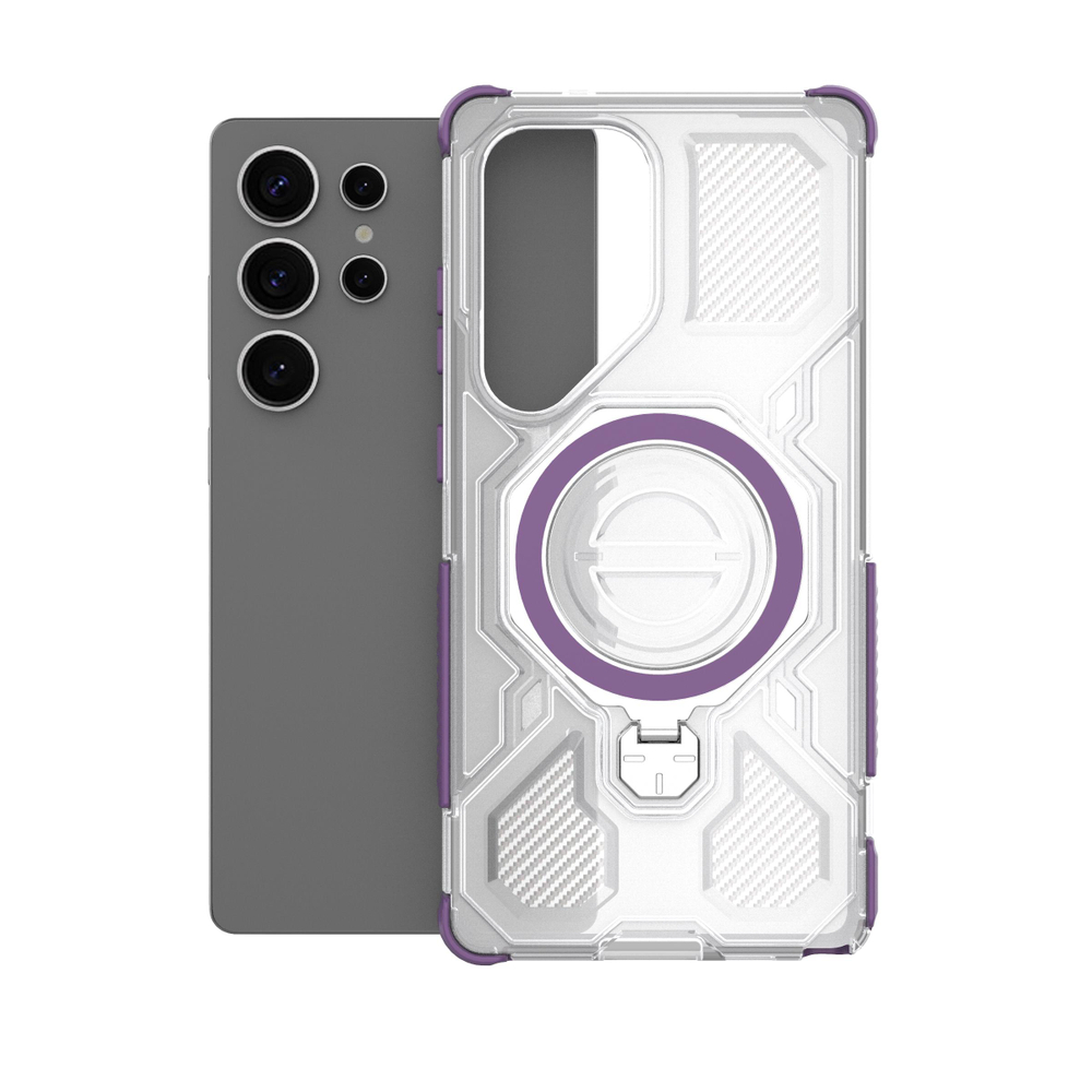 Прозрачный силиконовый чехол Expressive Clear Case для Samsung Galaxy S25 Ultra