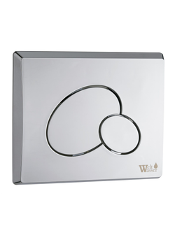 Кнопка хром нажимная для инсталляции WeltWasser  WW MARBERG 410 RD CR  10000005950  Круглая