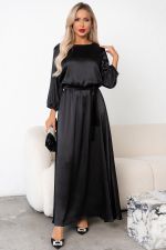 Платье Глория (черный)-52р-р Р11-1230/2 Nikol