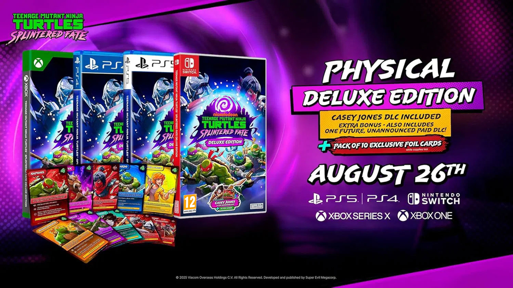 Teenage Mutant Ninja Turtles: Splintered Fate Deluxe Edition (диск для PS5, полностью на английском языке)