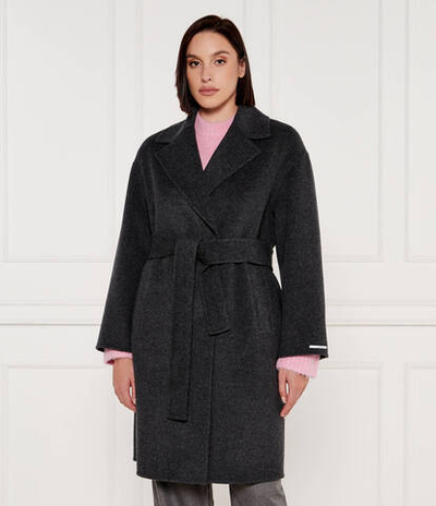 Хлопковое пальто MARNA Marella - графитовый(30160112)