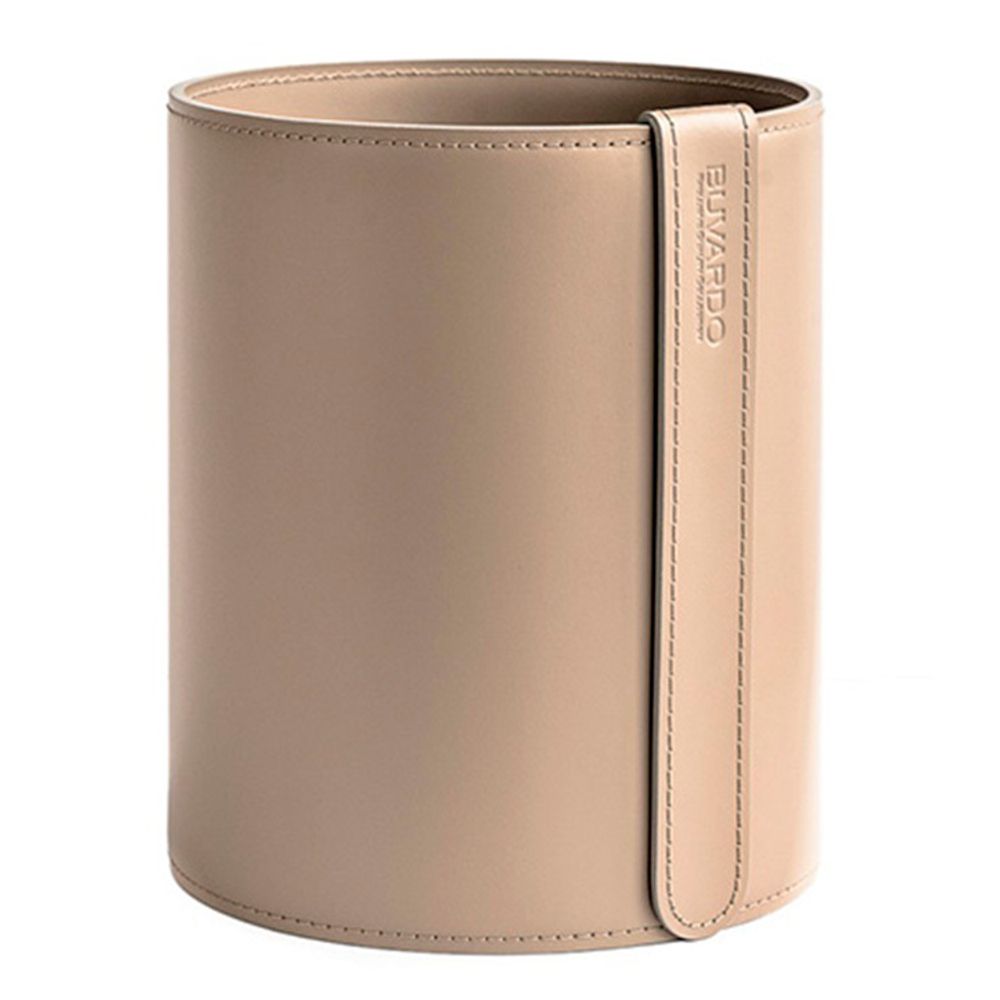 Корзина для бумаг 18 литров из кожи Cuoietto с металлической вставкой 320*270 (BBCMet) 4