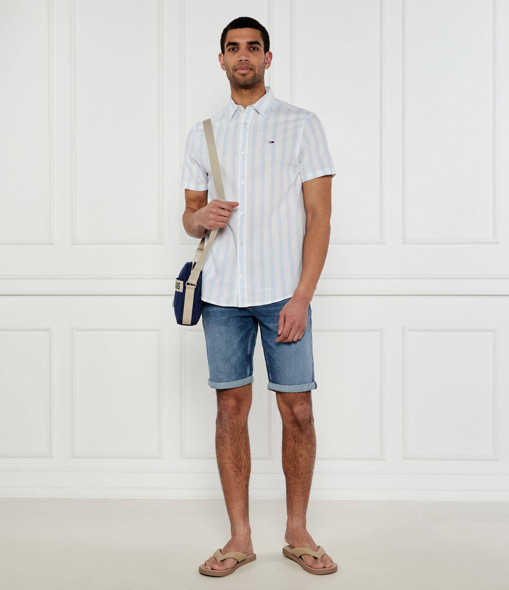 Рубашка Tommy Jeans - голубой(DM0DM20894)