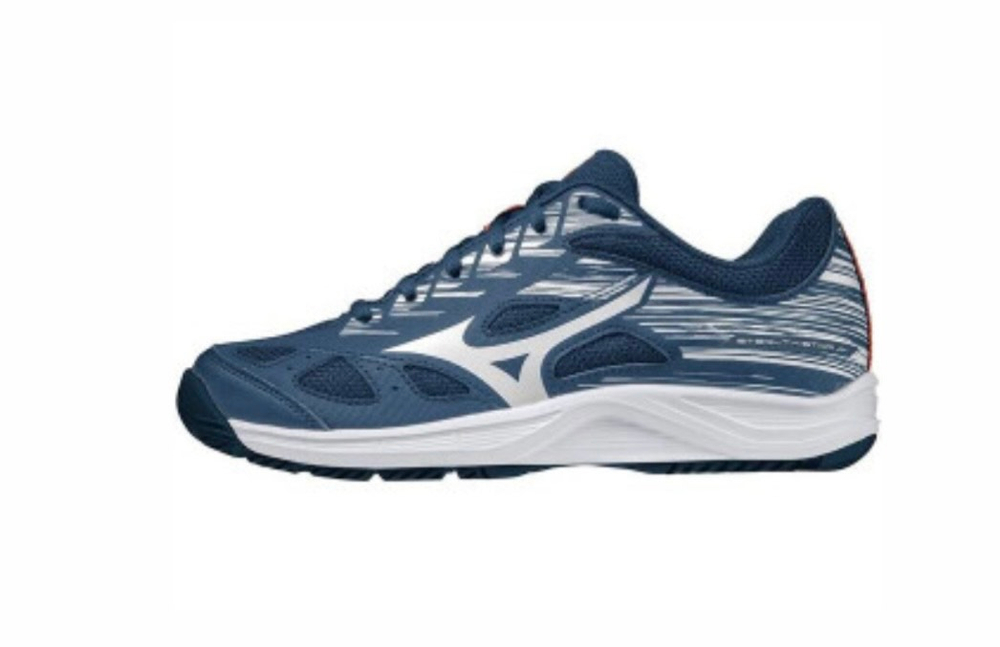 MIZUNO, STEALTH STAR Jr., INDOOR, Dark Denim / White / Copen Blue, Jr, US 5 /EUR 36,5 /UK 4 /СМ 23,5