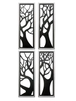 Панно на стену для интерьера 4 шт.