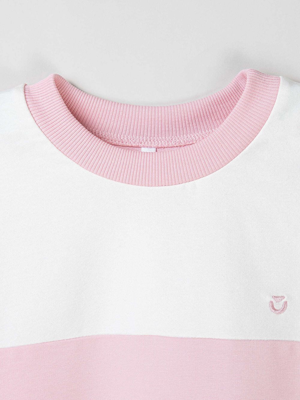 Свитшот облегченный Колор блок "Зефир" укороченный 7+