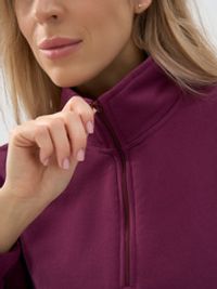 Олимпийка с велюровым эффектом "Бордо" женская