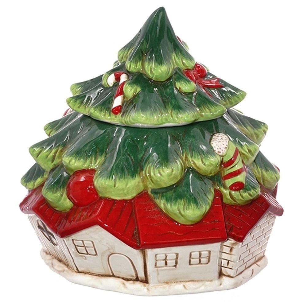 GAEM Конфетница "Елка",, 2500 мл, L22 W22 H24 см