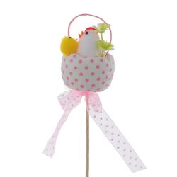 GAEM Изделие декоративное (вставка) "Яйцо пасхальное" (4*7) (блок 12 шт), L5 W5 H26 см, 4в.