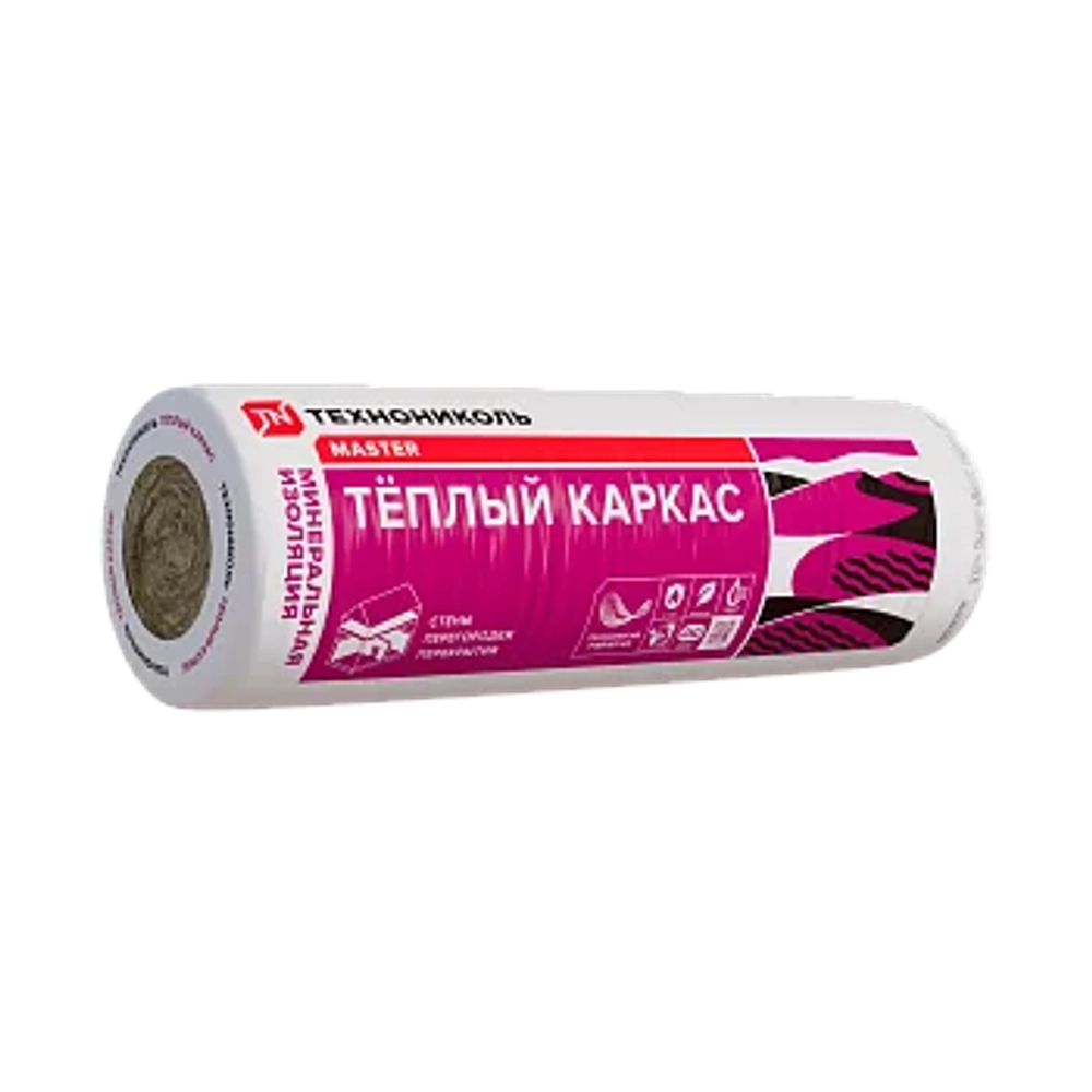 Утеплитель Технониколь 37 PN Теплый каркас рулон 100х1220х6000, 7,32м2