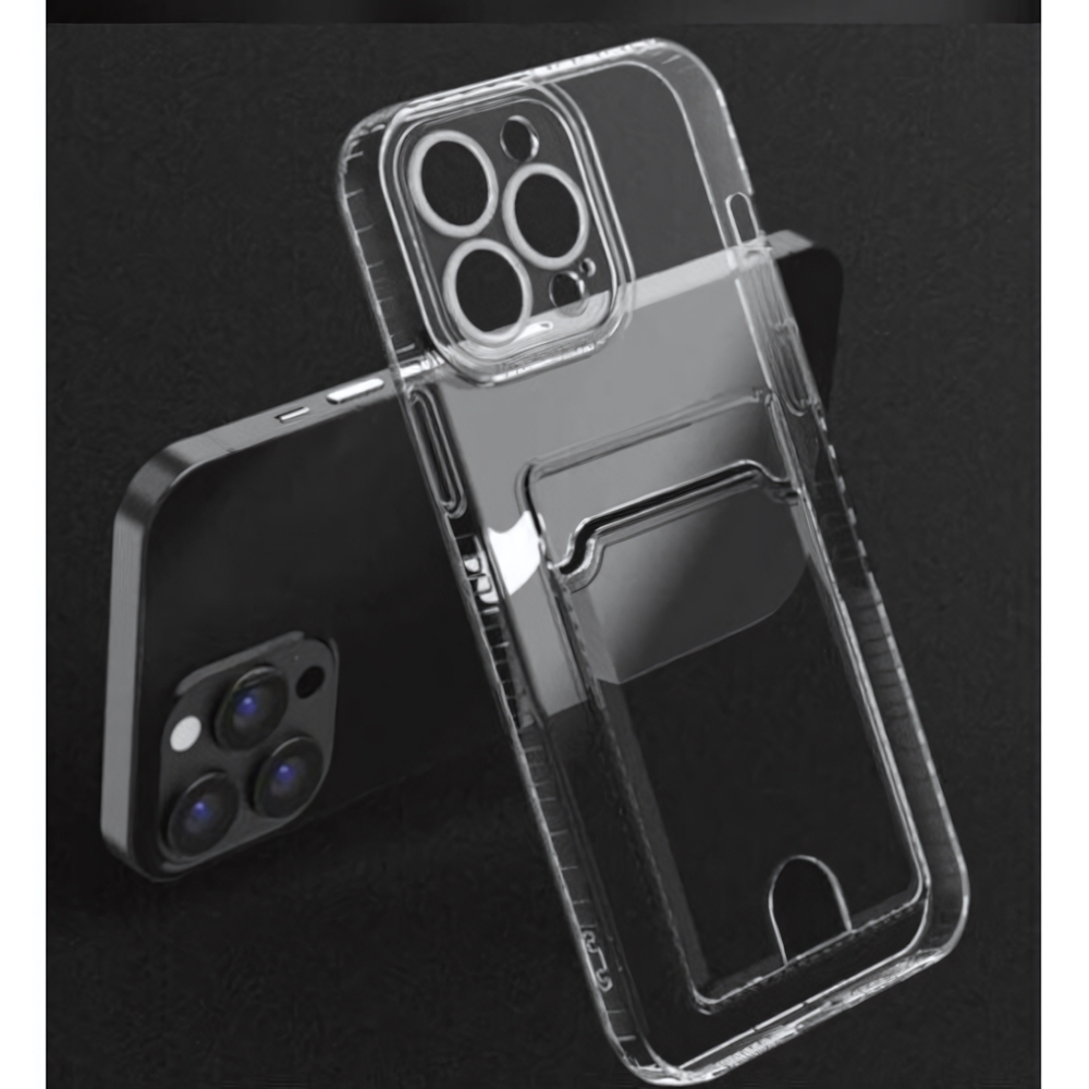 Силиконовый чехол для iPhone 12 Pro с карманом для карт, 013019 CM