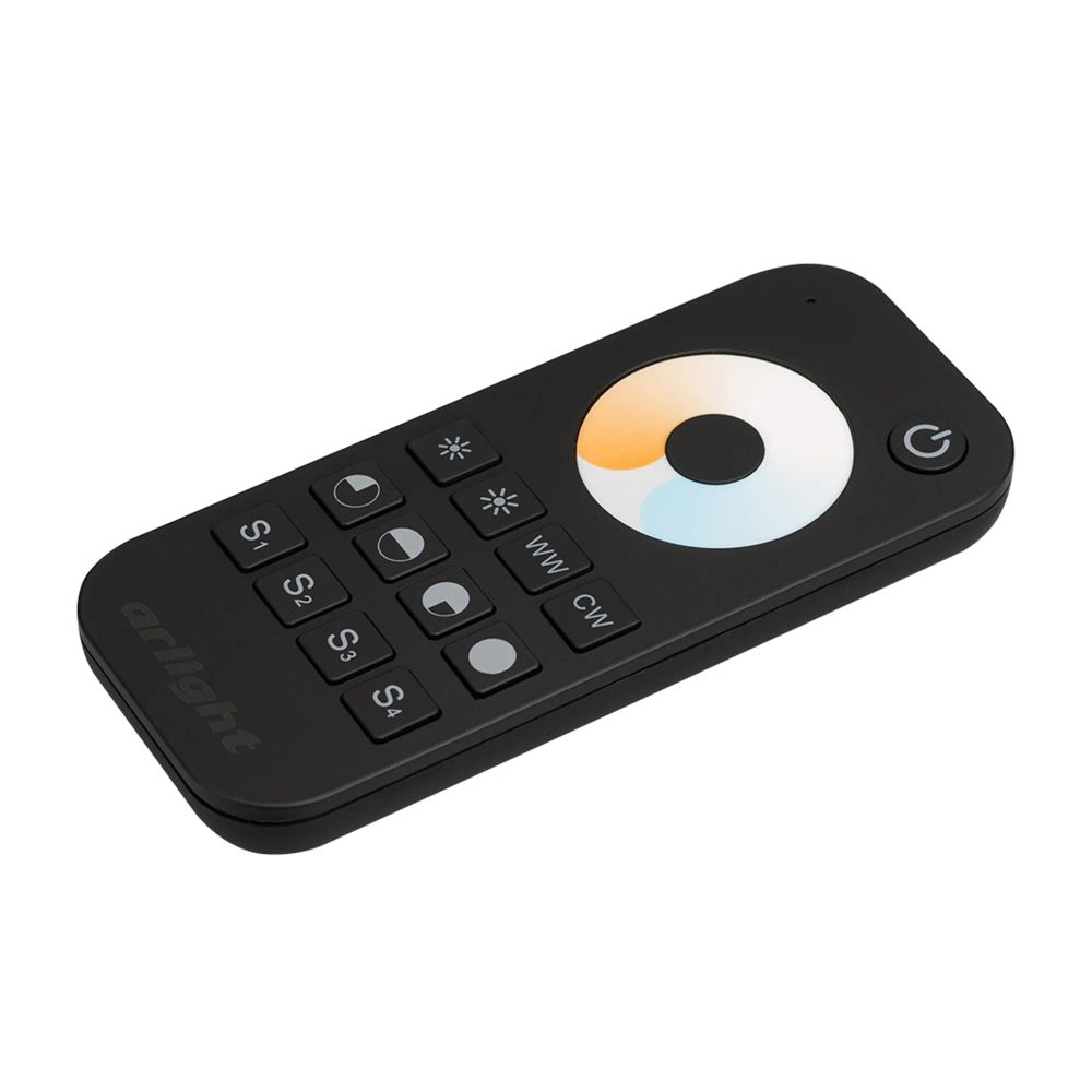Пульт SMART-R34-MIX Black (1 зона, 2.4G) (Arlight, IP20 Пластик, 5 лет) 025032