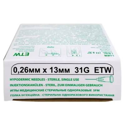 Игла для мезотерапии SFM ETW 31G 0,26 х 13 мм 50 шт