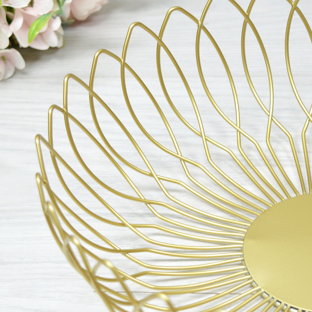 Фруктовница 27см металлическая, 401-058