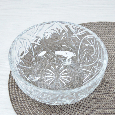 Ваза для конфет и печенья на ножках d16см h19см, TG003