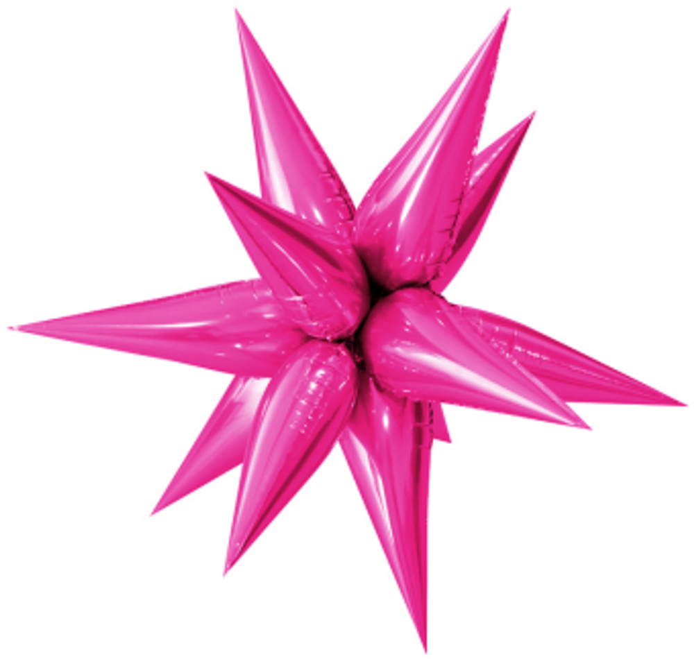 АКЦИЯ! Шар-звезда составная ''26/66 см, фольга (цвет в ассортименте) ЕЖ