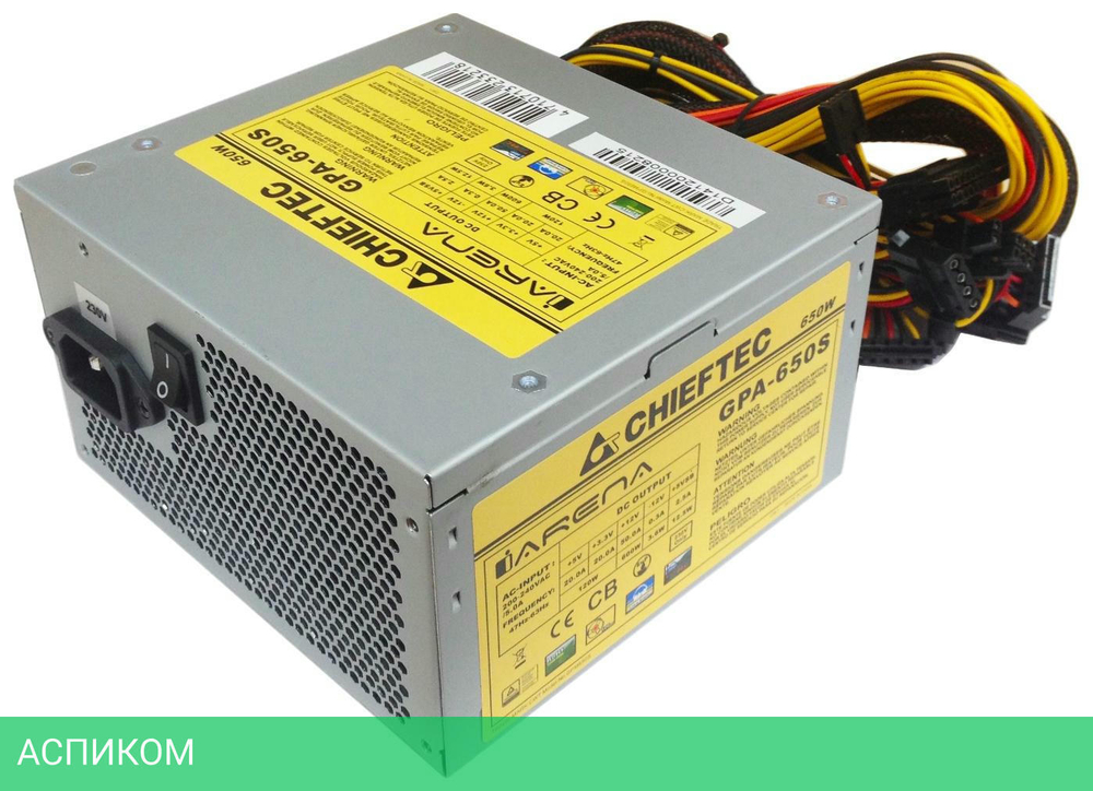 Блок питания Chieftec iArena 650W (GPA-650S)