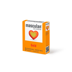Презервативы Masculan 5 Ultra , 3шт Золотого цвета