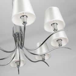 Citilux Эмма CL439181 Люстра подвесная с абажурами Хром