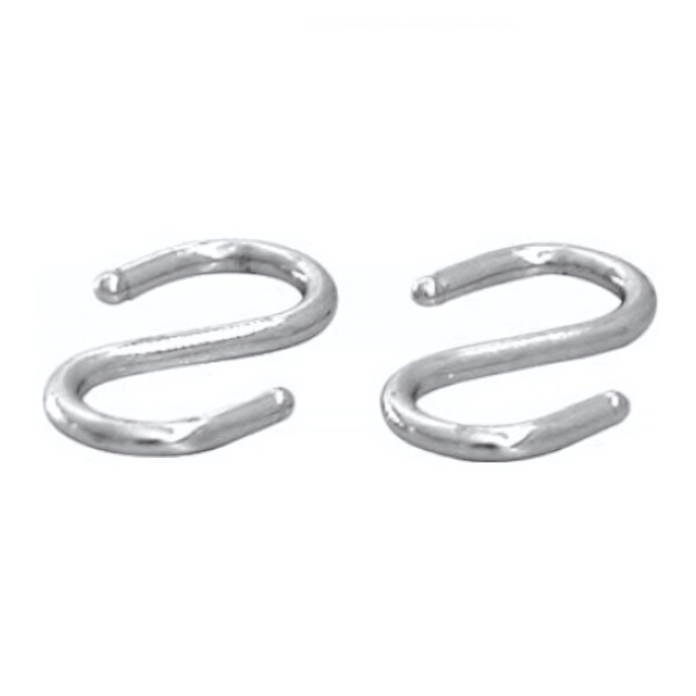 Крючки навесные универсальные маленькие 2шт хром LIDER Турция