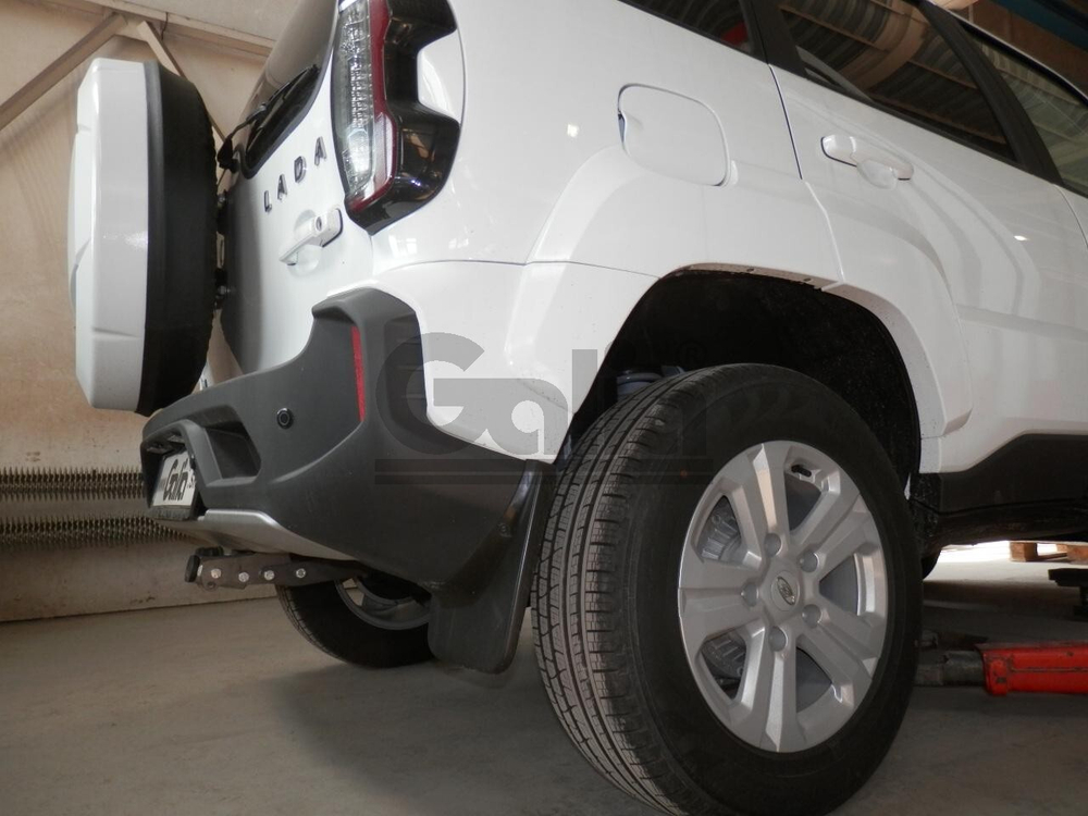 Фаркоп оцинкованный Galia L028C для Lada Niva Travel 2021-, Chevrolet Niva 2123 2008-2020, Lada Niva 2020-2021(паспорт и сертификат в комплекте)(без электрики)