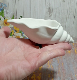 Подсвечник для массажных свечей, ракушка, гипс.