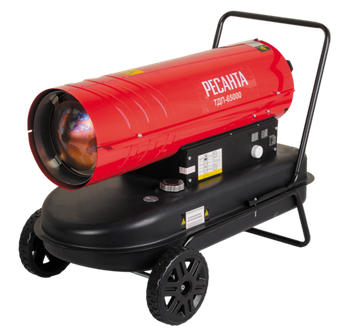 Тепловая пушка дизельная Ресанта ТДП-65000 - прямого нагрева / 65 кВт