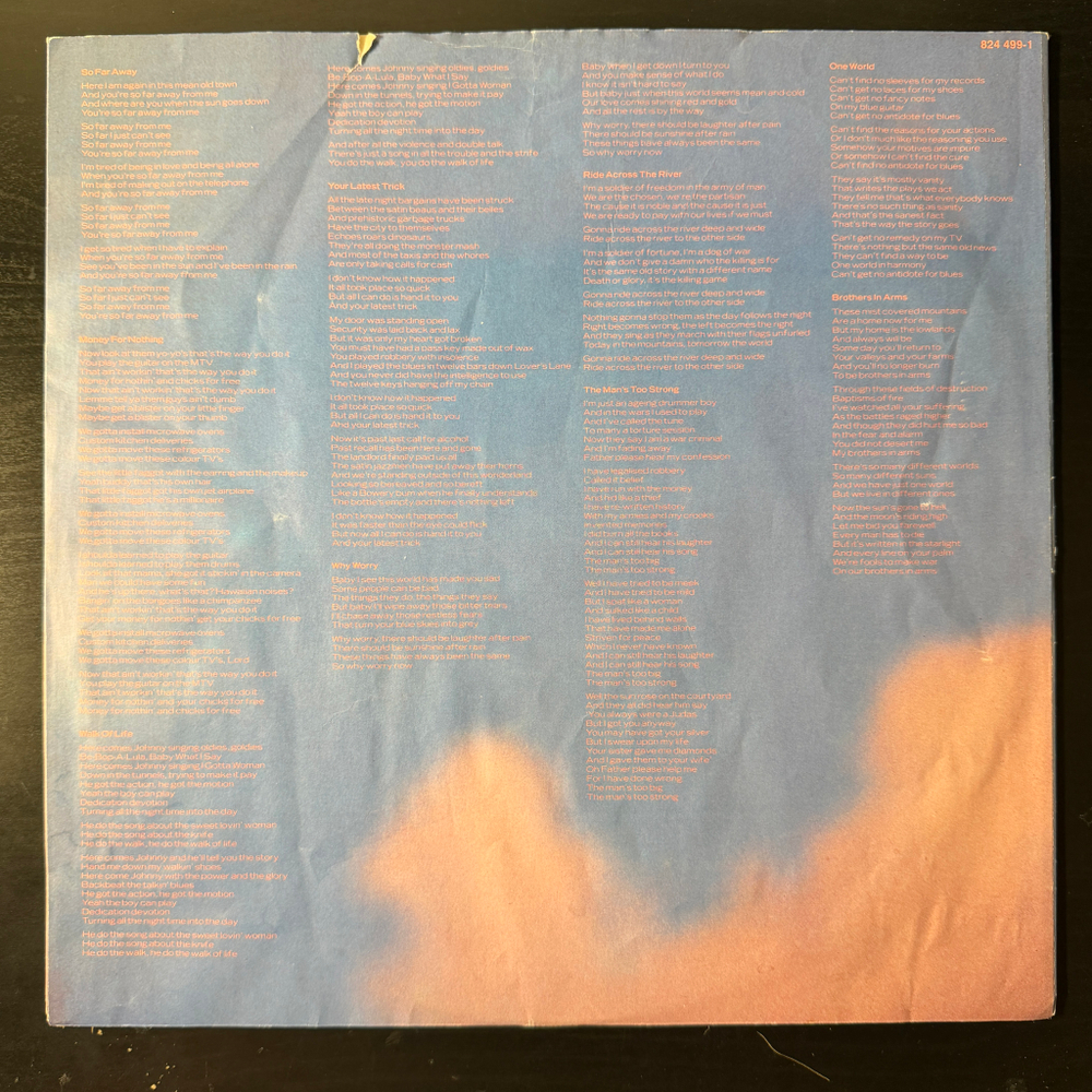 Dire Straits - Brothers In Arms (Голландия 1985г.)