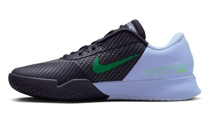 Мужские кроссовки теннисные Nike Zoom Vapor Pro 2 - небесный, серый, зеленый