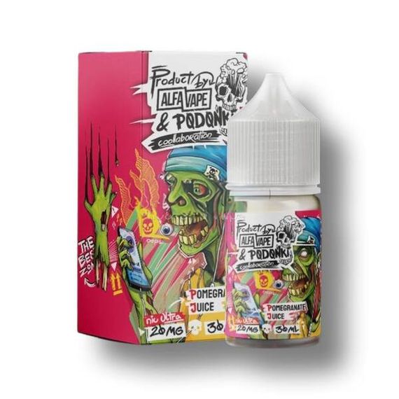 Alfa Vape &amp; Podonki - Pomegranate Juice (7% nic)