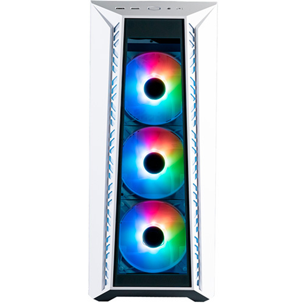 Корпус Cooler Master MasterBox 520, белый, без БП