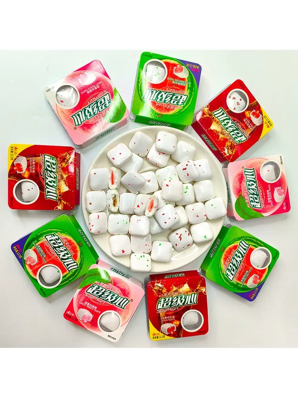 Жевательная резинка с жидкой начинкой Виноград 13,5г * 30шт