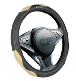 Оплетка на руль круглая CarFashion -М- «TORSION» 31626 - Кожа Композит - черный/черный/кофе