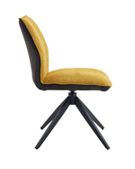 Стул поворотный 360 LA ALTA SOPHIA, горчичный