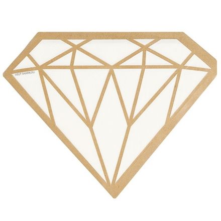 Салфетки "С Днём Свадьбы LUX" ваниль 33 см