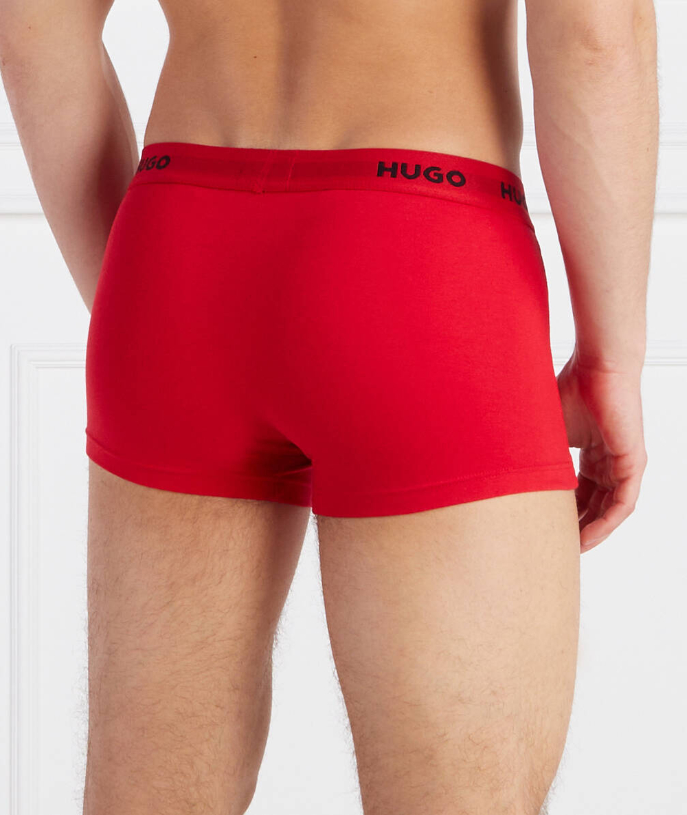трусики-боксеры 3-pack trunk triplet pack Hugo Bodywear - черный(50469786)